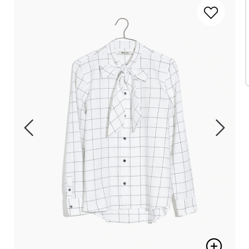 Madewell tie shirt